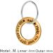 LYL Gold Stainless Steel Dog Tag - Deep Engraving Front & Back Ring Shape (Medium) - International Shipping Available - Buy Online on SooperMarket.com