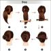 JZK Set of 8 Hair Bun Styling Tools - Donut Hair Bun Maker for Women & Girls | 8 Colors - DIY Hair Accessories - Buy Online on SooperMarket.com