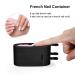 Dip Powder Tray Recycling System & French Tip Mould - Nail Glitter Holder Saver (Black) - Buy Online on SooperMarket.com