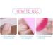 Pack of 4 Soft Nail Brushes for Makeup & Nail Art - Multifunctional Purple & Rose | International Shipping - Buy Online on SooperMarket.com