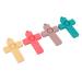 4Pcs Silicone Baby Teether Toy Infant Teething Relief Molar Soothe Babies Sore Gums Chew Toy