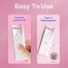 MRNHA White YJ02 Eyelashes Curls Portable Small Electric Heated Eyelash Curler Long Lasting Electric Heated Comb Makeup Tool - Buy Online on SooperMarket.com
