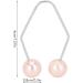 Dimple Balls Comfort Fit 2 Pairs Lightweight Stainless Steel Dimple Trainer for Facial Cheeks (Pink) - Buy Online on SooperMarket.com