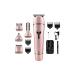 GeRRiT Hair Clippers for Men 5-in-1 Beard Trimmer Ear and Nose Trimmer Body Groomer Detail Trimmer Cordless & Rechargeable