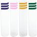 Jefferies Socks Kids Unisex Stripe Knee High Tube Socks 4 Pack - Rainbow Assorted (Medium) - Buy Online on SooperMarket.com
