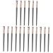Baluue 18 Pcs Eye Shadow Brush Makeup Brush Eye Brush for Makeup Eye Makeup Tool Precision Eyeliner Brush 15.00X1.30X1.00CMx3pcs As Shownx3pcs