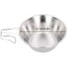 Plplaaoo Stainless Steel 304 Camping Bush Pot | Versatile Camping Cup & Bowl | Easy Clean Dishwasher Safe | Ideal for Hiking & Outdoor Adventures - Buy Online on SooperMarket.com