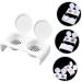 HAPINARY Nail Art Brush Cup Tools Dappen Dish for Nails Nail Soaking Bowl Monomer Holder Nail Bowl for Soaking Nail Monomer Dish Dapping Dish for Nails Wash Pen Various Acrylic - Buy Online on SooperMarket.com