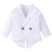AmzBarley Baby Boys Gentleman Suit | White Tuxedo Rompers | Birthday Party Outfit | 3-6 Months - Buy Online on SooperMarket.com