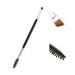 3Pcs Dual Brow Brush Set | Two-Headed Portable Professional Angled Eyebrow Brush for Beauty & Travel | International Shipping Available - Buy Online on SooperMarket.com