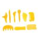 KALLORY 1 Set Massage Facial Tool Chinese Tool Skincare Tool Plate Back Scrapper Stick Spa Skin Care Tool Skin Care Tools Scrapping Massaging Tool Beeswax Resin Body Scraper