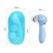 Buy MOSCHOW Face Cleansing Brush 4-in-1 Set - Waterproof Facial Brush with Exfoliating Heads - Blue - Buy Online on SooperMarket.com