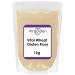 Vital Wheat Gluten Flour 1kg by Virgolden - Protein Source High Fiber Vegetarian & Vegan-Friendly Keto Seitan Non GMO
