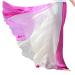 Sanahy Womens Chiffon Retro Long Maxi Skirt Gradient Beach Full/Ankle Length Skirt Elastic Pleated Retro Maxi Chiffon Long Skirt One Size Hot Pink