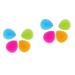 FRCOLOR 8 Pieces Facial Washer Eye Plate Suction Cup Face Massage Teen Silicone Cleaning Brush Face Sponge Face Brush Face Massage Brush Gentle Scrubbing Sink mediumx2pcs