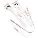 Buy Premium 2-Piece Stainless Steel Tongue Scraper Set - Versatile Schaber Tools for Effective Stain Removal | International Shipping Available - Buy Online on SooperMarket.com