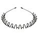 Premium Unisex Hair Bands for Men & Women | Slip-Resistant Elastic Hoops | Corrugated Black Sports Accessories - Buy Online on SooperMarket.com