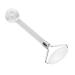 Jade roller 2-in-1 face scooter massage device eye massage GUA-SHA facial tools Jadestein facial lifting skin care device for home use white