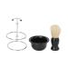 3pcs Professional Beard Shaving Brush Set - Manual Shaving Brush Bowl & Stand Kit for a Perfect Shave | International Shipping - Buy Online on SooperMarket.com