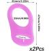 2 Pcs Silicone Dummy Clip Adapter Set for Button-Style Pacifiers - Purple - Buy Online on SooperMarket.com