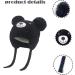 Cute Bear Kids Winter Hat with Ear Flaps | Chenille Knitted Warm Hat for Baby Girls Boys | Fleece Lined Earflap Cap | Toddler Cold Weather Beanie - Buy Online on SooperMarket.com