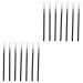 MAGICLULU 100 Pcs Disposable Eyeliner Brush Women Eyeliner Brush Eye Liner Wands With Hat Tool Miss