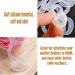 Nuoshen 12pcs Silicone Dummy Pacifier Holder Clip Adapter - White - Buy Online on SooperMarket.com