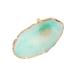 Resin Plastic Plate Dekaim Resin Mini Nail Art Gel Polish Color Mixing Plate Tips Display Holder Manicure Tool(Green)