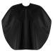 Professional Short Barber Cape Waterproof Nylon Salon Hair Cutting Cape Hair Dye Salon Cape for Unisex Makeup Apron for Hair Color Comb-out Styling Apparel Shampoo and More (Black)