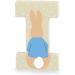 Peter Rabbit Wooden Letter I by Orange Tree Toys - Personalized Baby Name Decor for Nursery, Toy Box, Door, Wall - Alphabet Animal Letter for Boys and Girls Room - Buy Online on SooperMarket.com