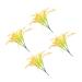 DECHOUS 4pcs 7 Simulated Rice Wheat Flower Natural Wheat Ears Flowers Artificial Wheat Stalks Wheat Decor Tall Wheat Ears Dried Flowers Fall Flower Bouquet Plastic Dining Table