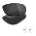 Mryok Polarized Replacement Lenses and Nose Bridge for Ray-Ban RB3183 63mm Polarized - Stealth Black Mryok