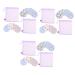 Toyvian 3 Sets Wash Breast Pads Cotton Breast Medera Reusable Pads Comfortable Pads Pads for Leaking Mother Washable Pad to Feed Polyester Cotton Printed TPU Coated Cloth