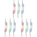 9pcs Scrubber for Random Sponge Body with Rope Lotion Bathing Tanning Rub Mesh Applicator Making Deep Handles Strips Back Home Supplies Self Exfoliating Bathroom Exfoliators Color Mx3pcs