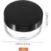 BELLIFFY Travel Powder Containers Powder Container with Puff Body Powder Container Portable Travel Size Container Loose Powder Containers Puff Powder Applicator Small Powder Puff - Buy Online on SooperMarket.com