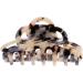 F Fityle Women's Vintage Hair Gripper Clip - Acrylic Hair Claw Stylish Leopard Design for Effortless Elegance - Buy Online on SooperMarket.com