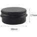 Buy BasicPacking 24 Pack 10ml Matte Black Aluminum Cans - Screw Lid Ideal for Creams Candles & Cosmetics | International Shipping Available - Buy Online on SooperMarket.com