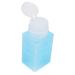 FOYTOKI Nail Polish Remover Dispenser Makeup Remover Container Pump Bottle Dispenser Makeup Remover Dispenser Powder Pump Bottle Mini Water Dispenser Makeup Remover Pump Dispenser 6x5x13cm Blue