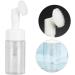 Portable Mousse Foaming Empty Bottle Refillable Travel Dispenser Container for Home Gift(100ML brush head white and transparent) - Buy Online on SooperMarket.com