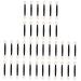 Baluue 72 Pcs Eye Shadow Applicator Eyeshadow Sponge Applicator Dual Ended Eyeshadow Brush Black