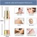 Airless Pump Bottles Pack of 5 empty Plastic Pump Travel Bottle Lotion Dispenser foundation cream gel cosmetics (Gold 7.5ml) - Buy Online on SooperMarket.com