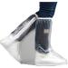 Waterproof Non-Slip Boot Cover | Foldable Portable PVC Overshoes for Men & Women | Ideal for Cycling, Camping, Fishing | Clear, Large Size - Buy Online on SooperMarket.com