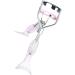 Small Eyelash Curler Eyelash Curler | Precision Fish Tail Eyelash Curler with Comb Teeth - Beautiful Eyelash Tools Ergonomic Portable Makeup Supplies A4 Chrome With Pink Comb Pink Mermaid Hand - Buy Online on SooperMarket.com