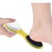 Dajidafu PP PS Foot File Replacement Solid Color Hanging Pedicure Exfoliating Dead Skin Remover Bath Brush with Lanyard Yellow - Buy Online on SooperMarket.com