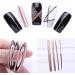 4 Rolls(One roll per size) Glitter Nail Art Striping Tape Lines Width 1+2+3mm-Striping Tape for Nail Art-Nail Striping Tape Foil-Nail Striping Tape Thick-Nail Striping Tape with Dispenser-Self-Adhesive DIY Nail Art Tape - Buy Online on SooperMarket.com