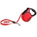 Cong roll -out dog leash in 5m length I for large dogs up to 50kg i size L i high -quality roller linen with break & lock system in red i comfortable leash with soft grip & reflective belt terrain l (up to 50 kg) red