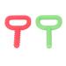 D Letter Hand Chew Toy - Silicone Sensory Teething Toy for Autistic Children | 2 Pack - Safe Soft & Durable - Buy Online on SooperMarket.com