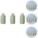 minkissy 3pcs Flip Cap Shampoo Bottles Empty Sub Package Squeeze Bottles Shower Gel Bottle Refillable Containers for Shampoo Lotions Cream Wash Conditioner Green 12.8x5.8cm - Buy Online on SooperMarket.com