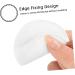 FRCOLOR 300 Pcs Reusable Cotton Rounds | Thick Overlock Face Pads & Nail Polish Remover | Eco-Friendly Non-Woven Travel Pads - Buy Online on SooperMarket.com