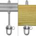SELEWARE Heavy Duty Swing Hanger Set - Stainless Steel - M10 x 8.8 Swing Bolts - 1800LB Capacity - 6pcs - Buy Online on SooperMarket.com